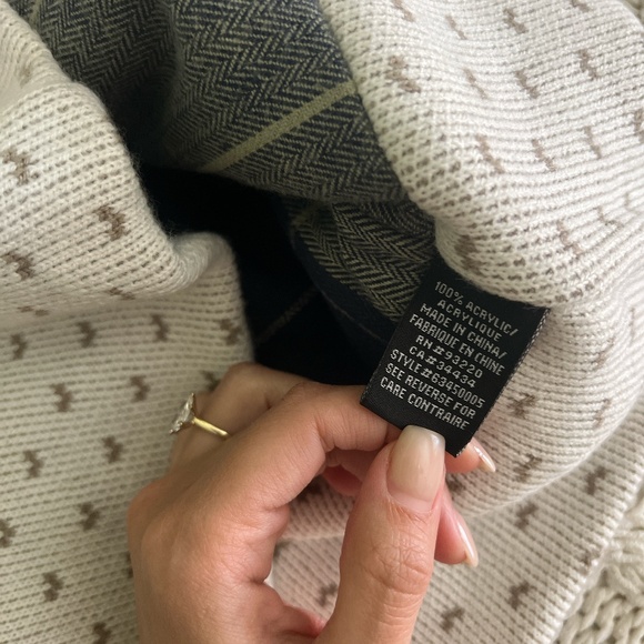 Vintage Y2K Grey White and Brown Heart "Polka Dot" Vest Sweater - Picture 7 of 8